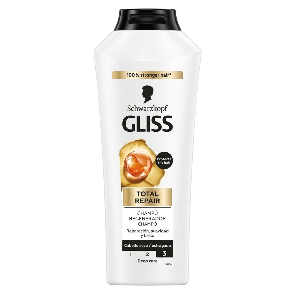 Schwarzkopf Gliss Total Repair Shampoo 400ml.