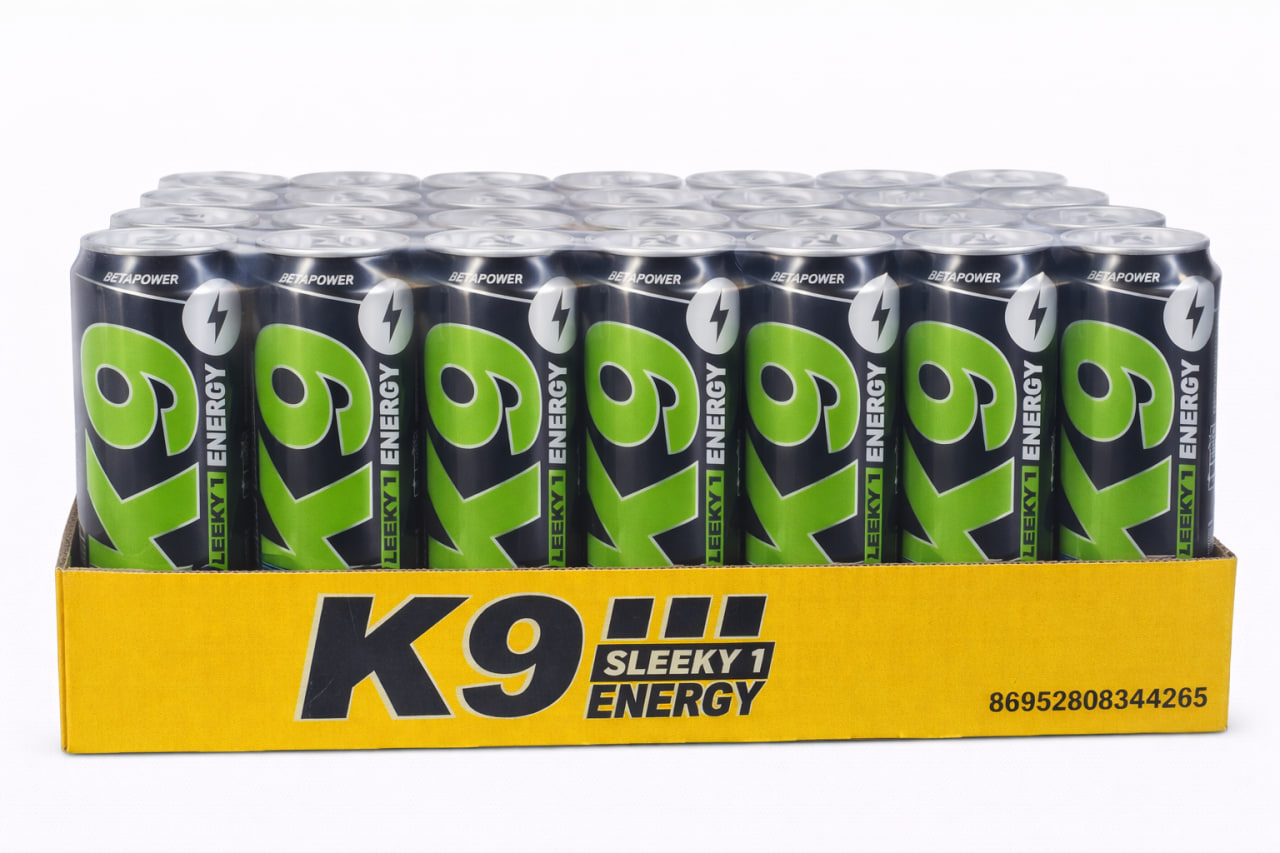 K9 Sleeky 1 Energy Drink 330ml Pack (24 Cans)
