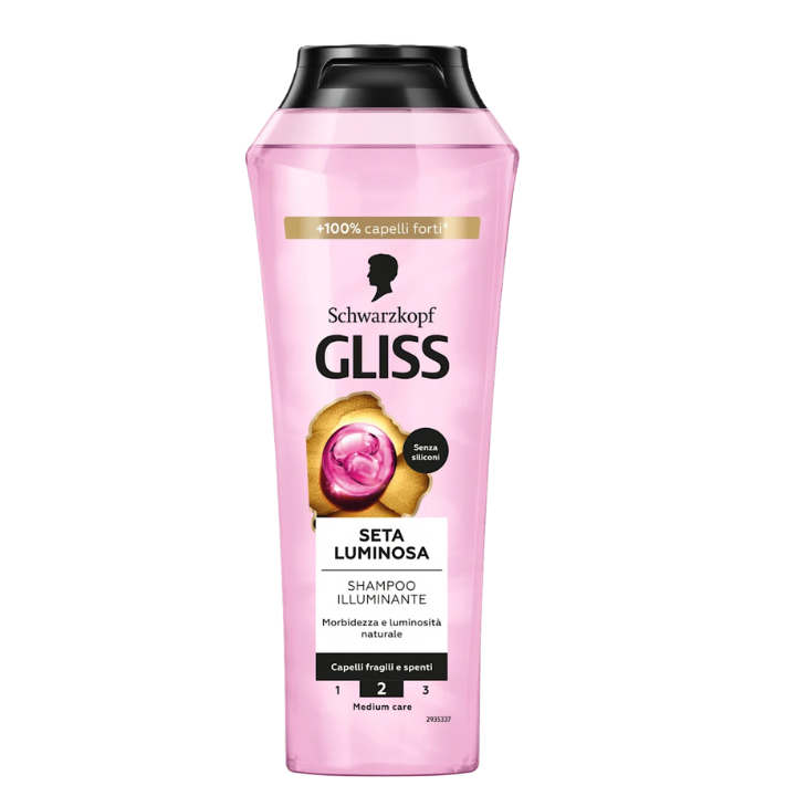 Schwarzkopf Gliss Seta Luminosa Shampoo 400ml.