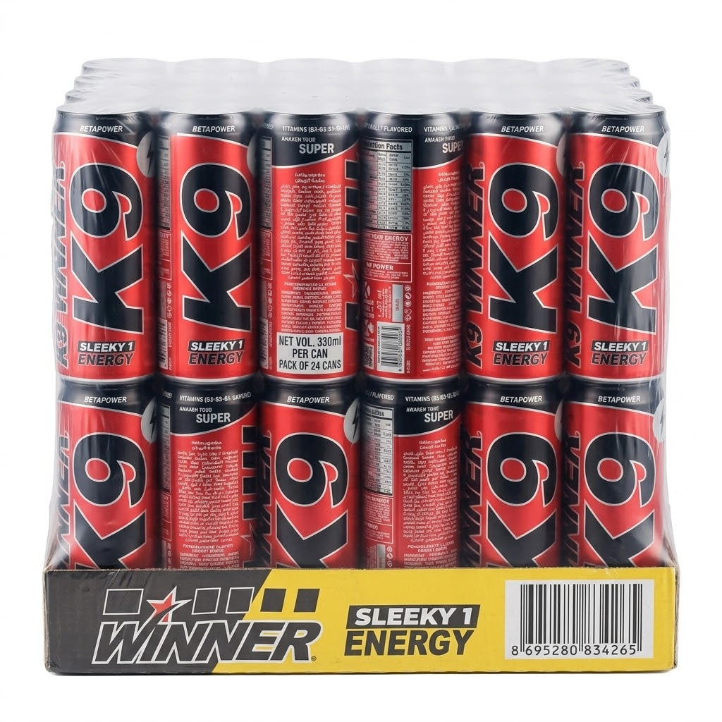K9 Winner Energy Drink 330ml Pack (24 Cans)