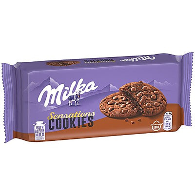 Milka Sensations Cookies with Chocolate Filling