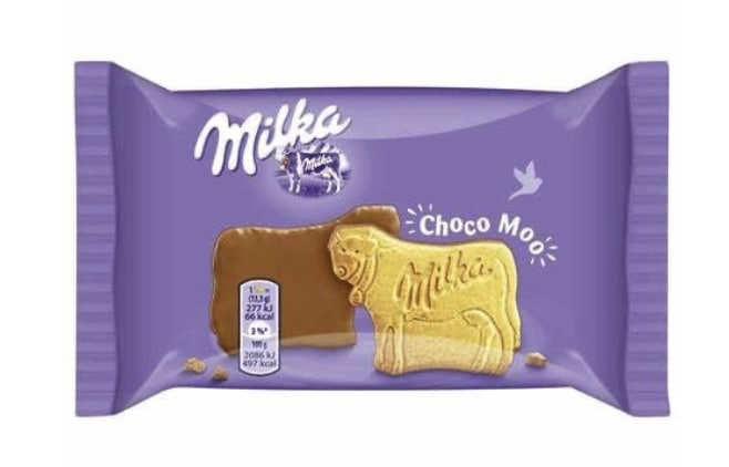 Milka Choco Cow Biscuits with Milk Chocolate