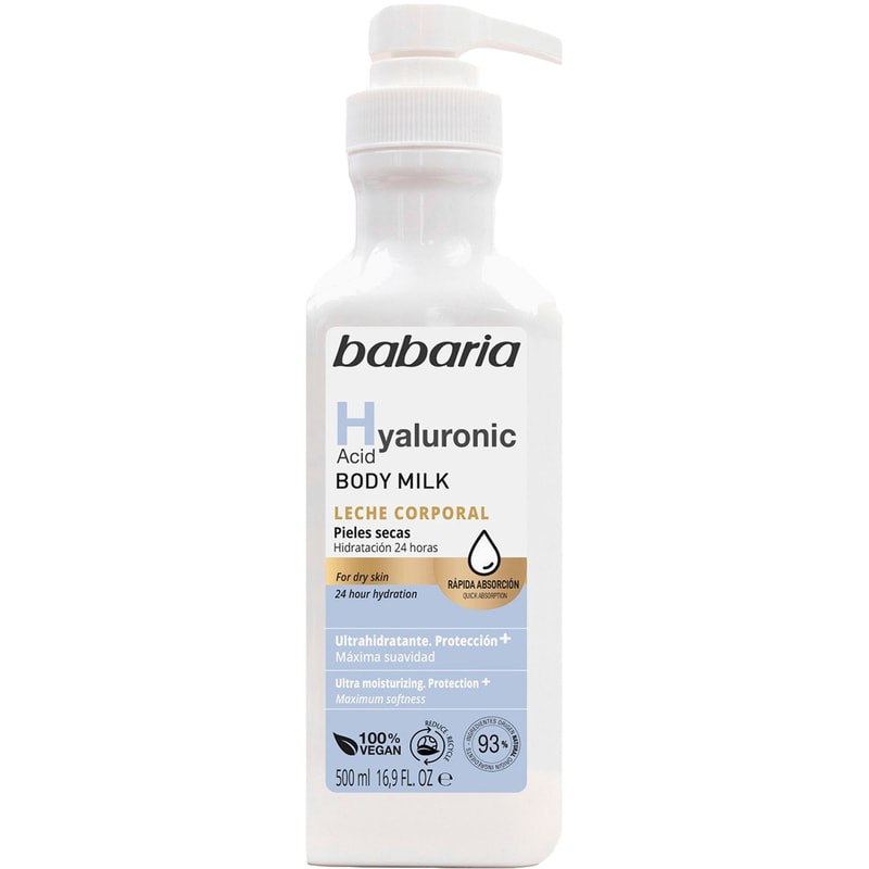 Babaria Hyaluronic Acid Body Milk 500ml