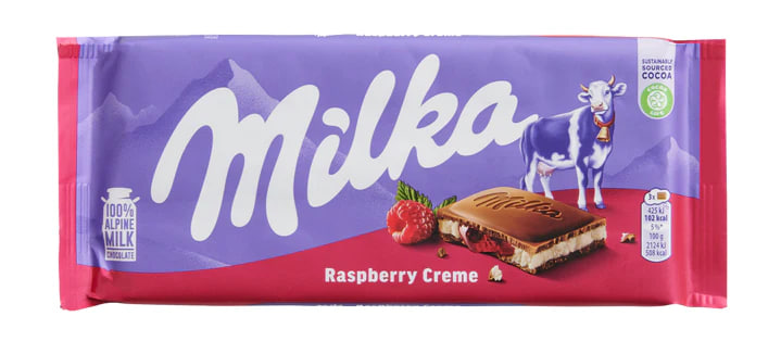 Milka Raspberry Creme 100g
