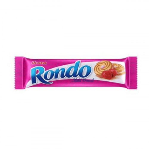 Ülker Rondo Creamy Strawberry Biscuits
