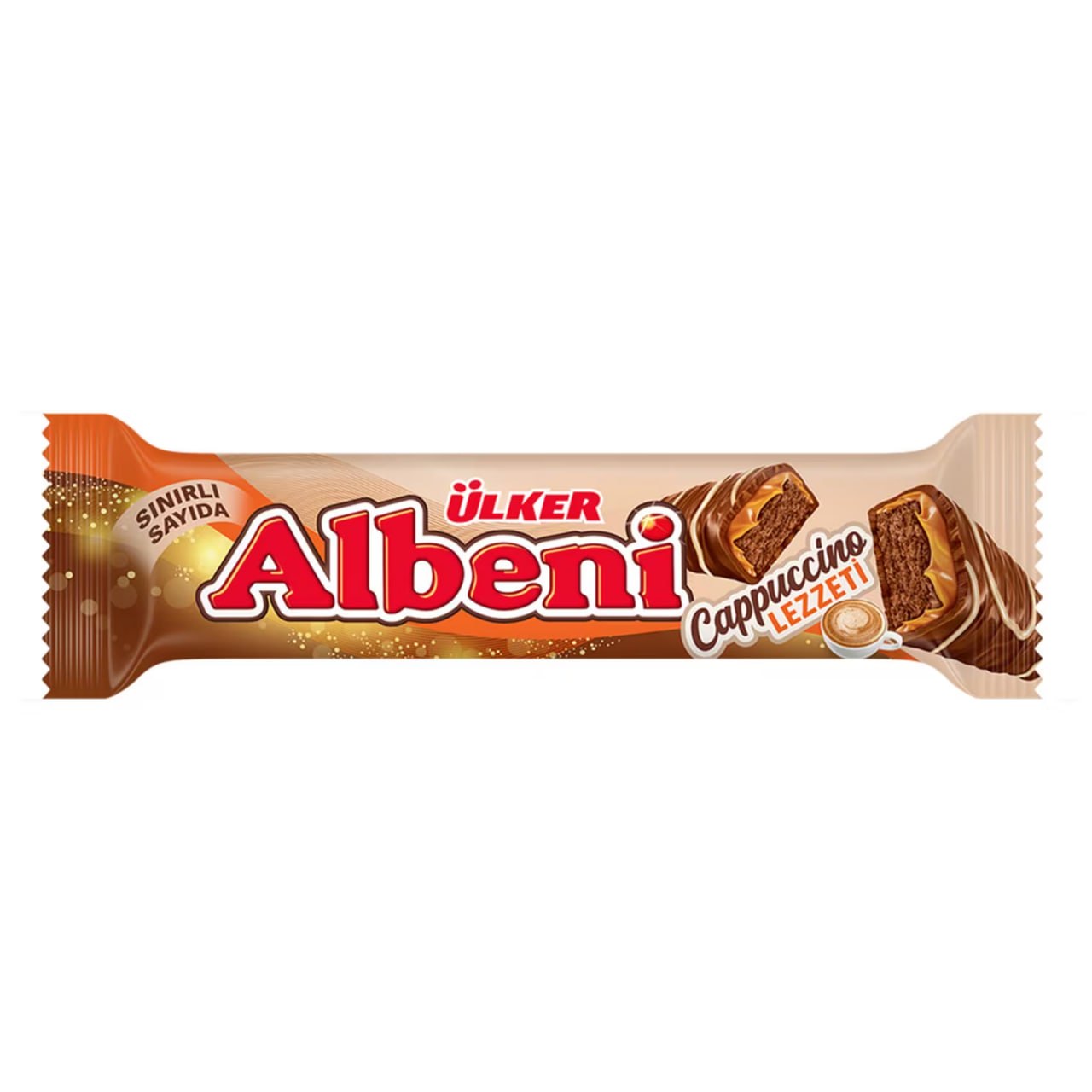 Ülker Albeni Cappuccino Flavoured Chocolate Coated Biscuit