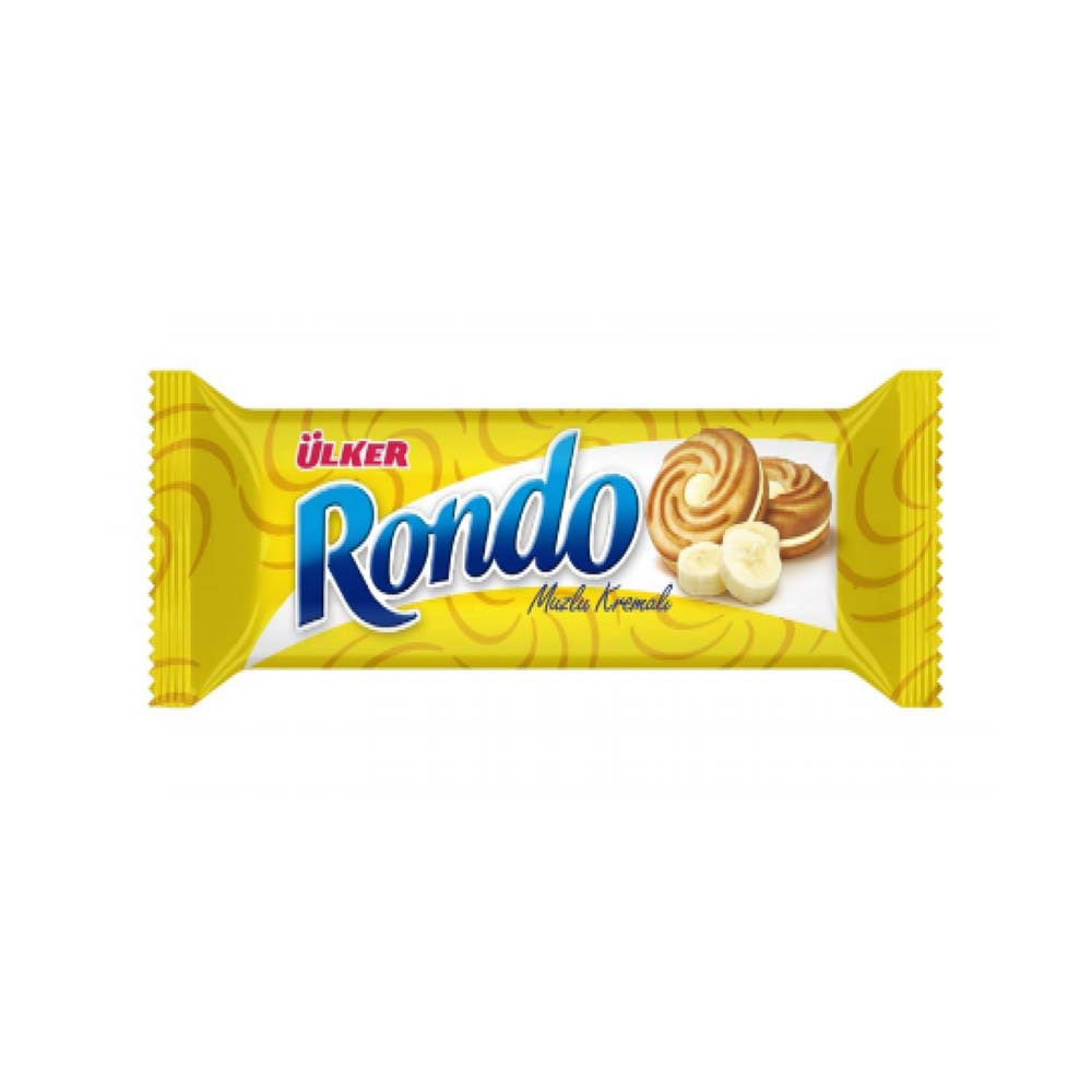 Ülker Kremalı Rondo Banana Cream Biscuit