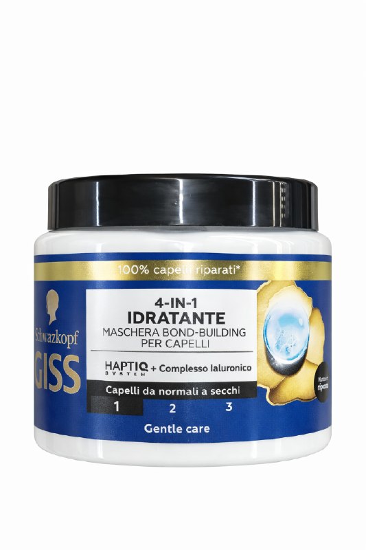 Schwarzkopf Gliss 4-in-1 Idratante Bond-Building Hair MaskVolume 400ml