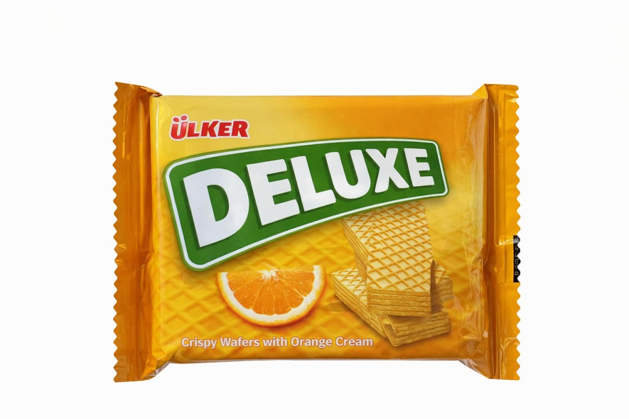 Ülker Deluxe Orange Cream Wafer