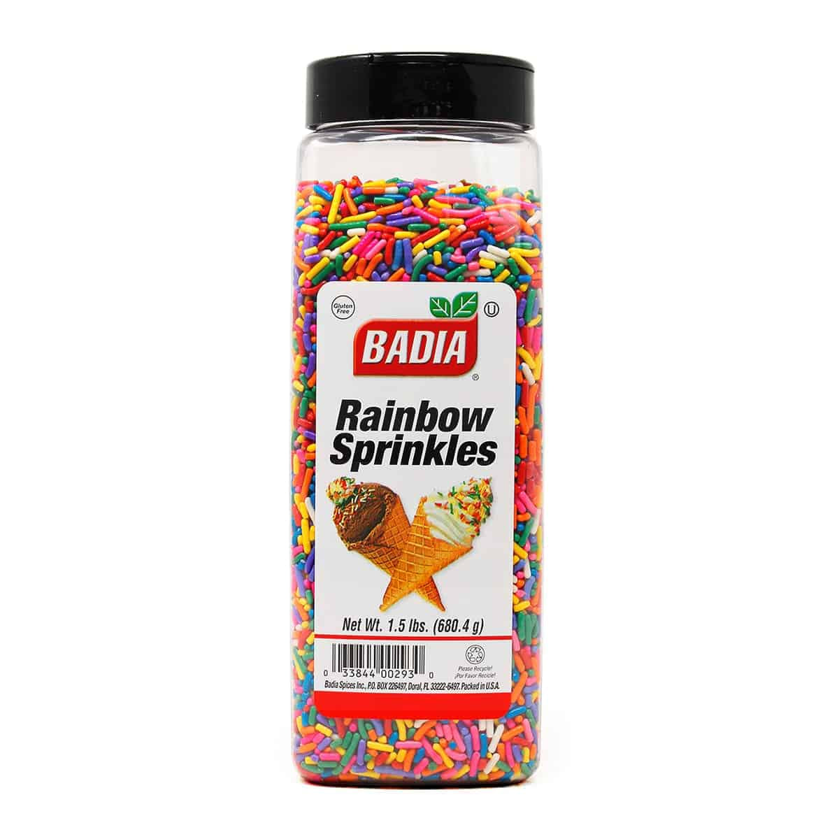 Badia Rainbow Sprinkles 680.4g