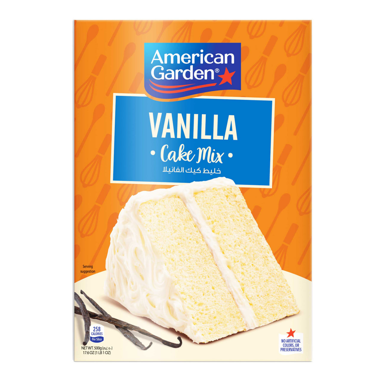 American Garden Vanilla Cake Mix 500g