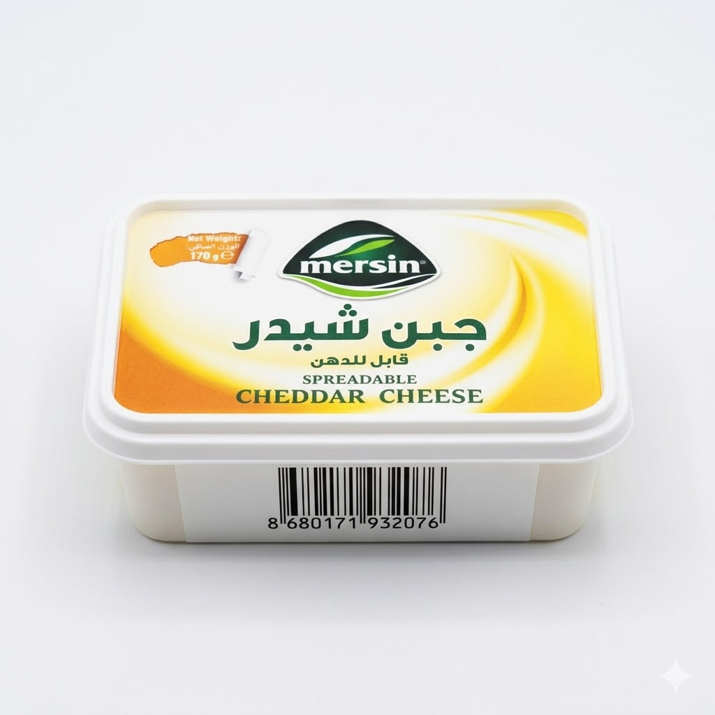 Mersin Spreadable Cheddar Cheese 170g