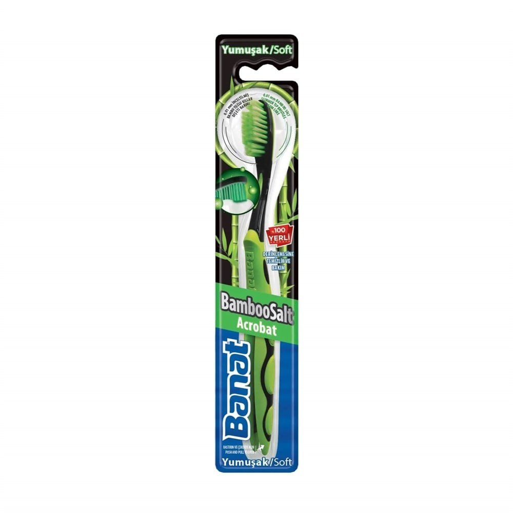 Banat Acrobat Bamboo Salt Toothbrush