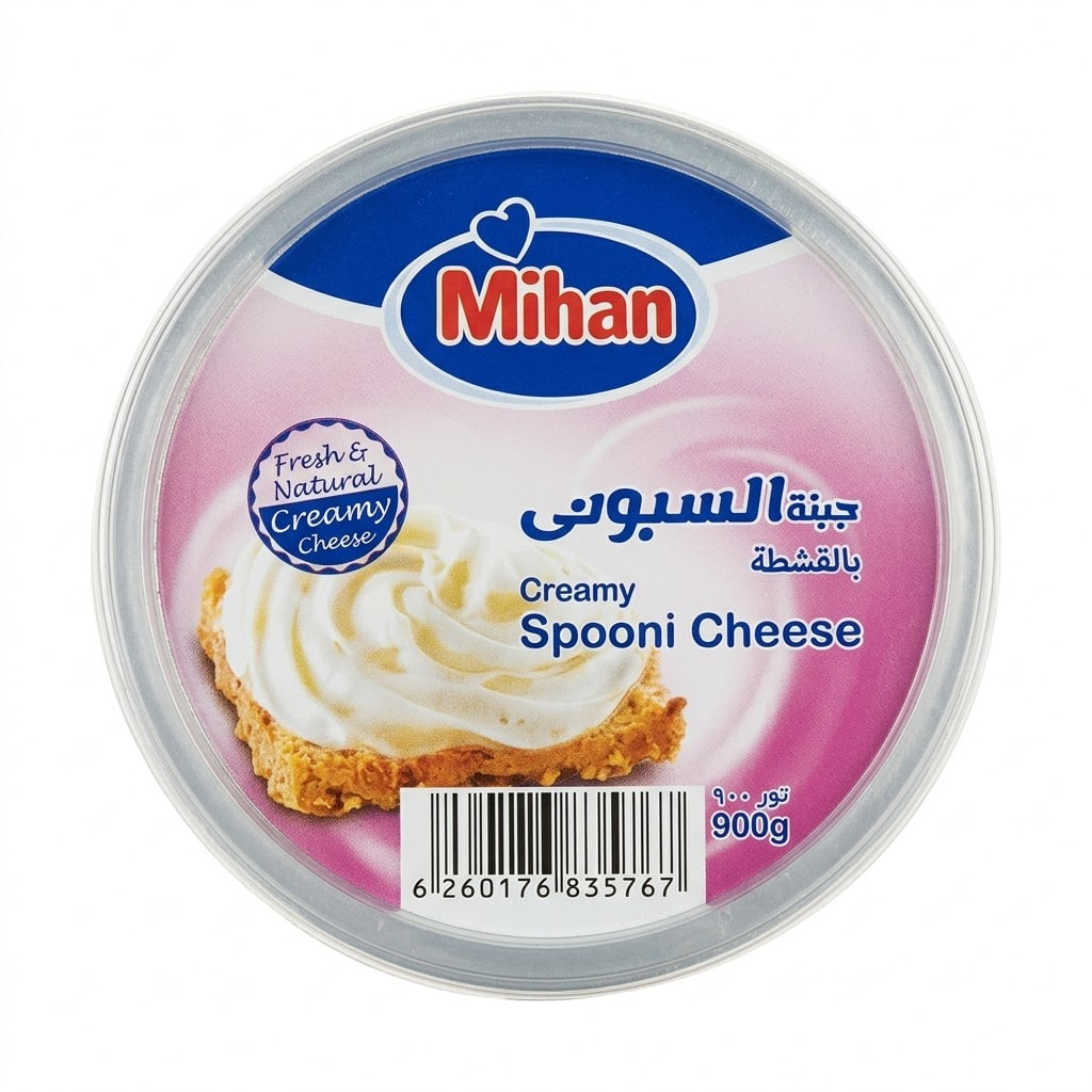 Mihan Creamy Spooni Cheese 900g