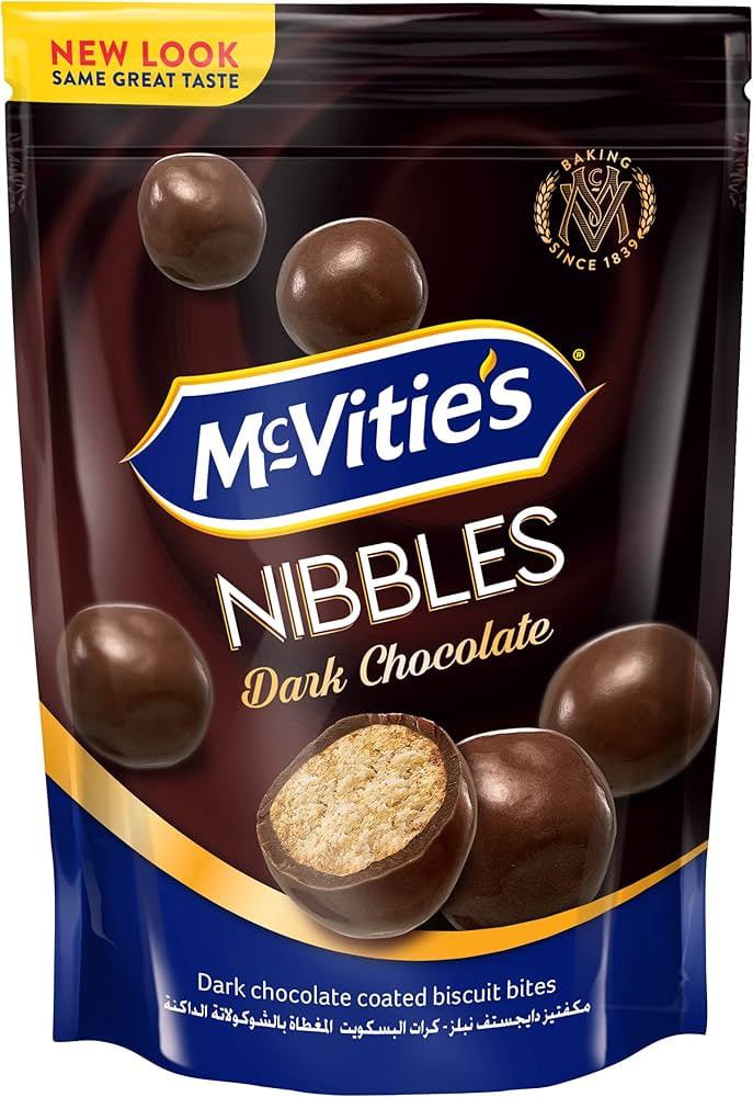 McVitie's Nibbles Caramel & Dark Chocolate