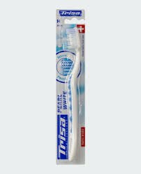 Trisa Pearl White Hard Toothbrush