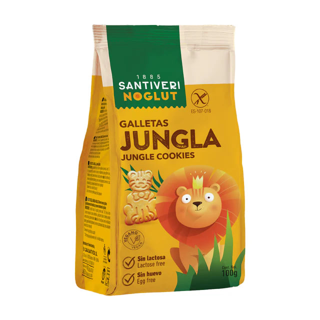 Santiveri Noglut Jungla Cookies100gram