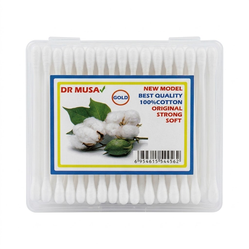 Dr. Musa Medical Cotton Swabs Gold