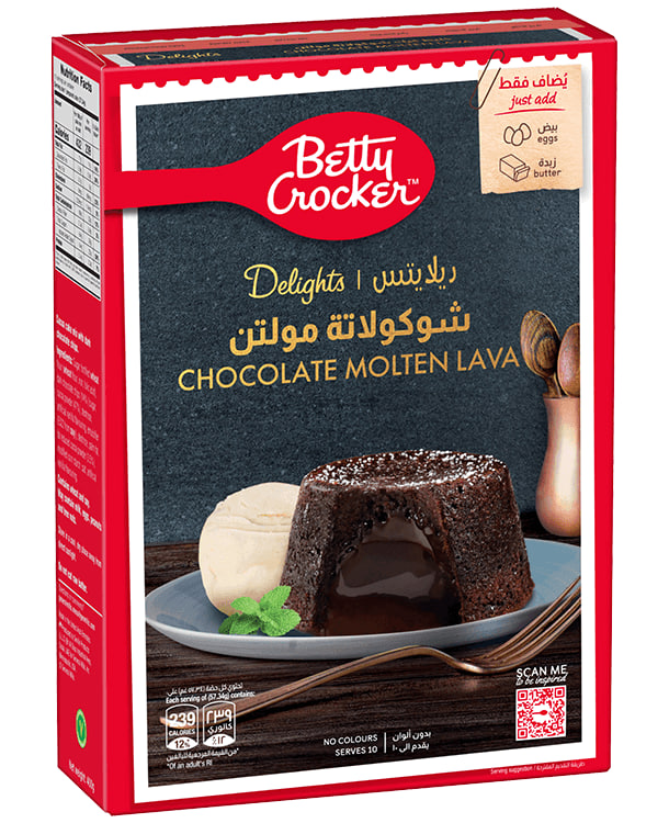 Betty Crocker Chocolate Molten Lava 500g