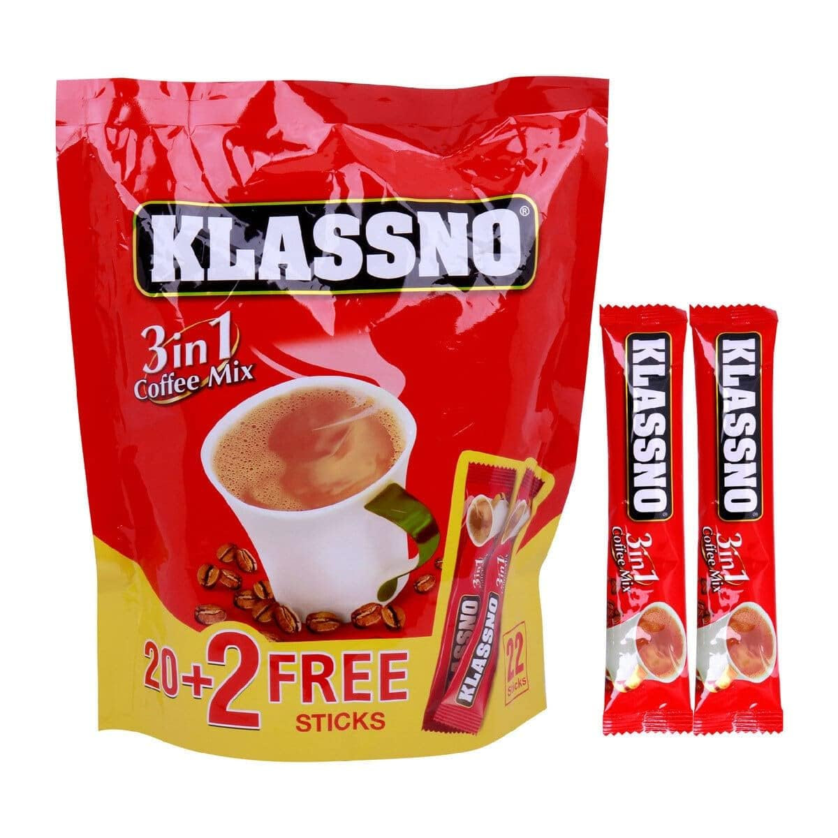 Klassno 3 in 1 Coffee Mix 20+2