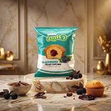 Hendrin Blackberry Filled Cupcake