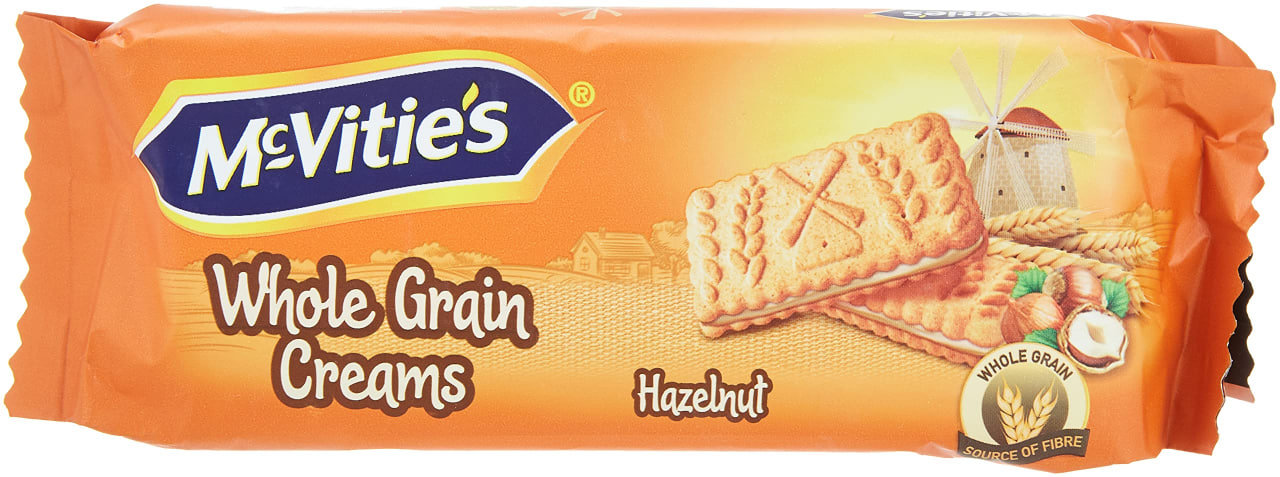 McVitie's Whole Grain Creams Hazelnut