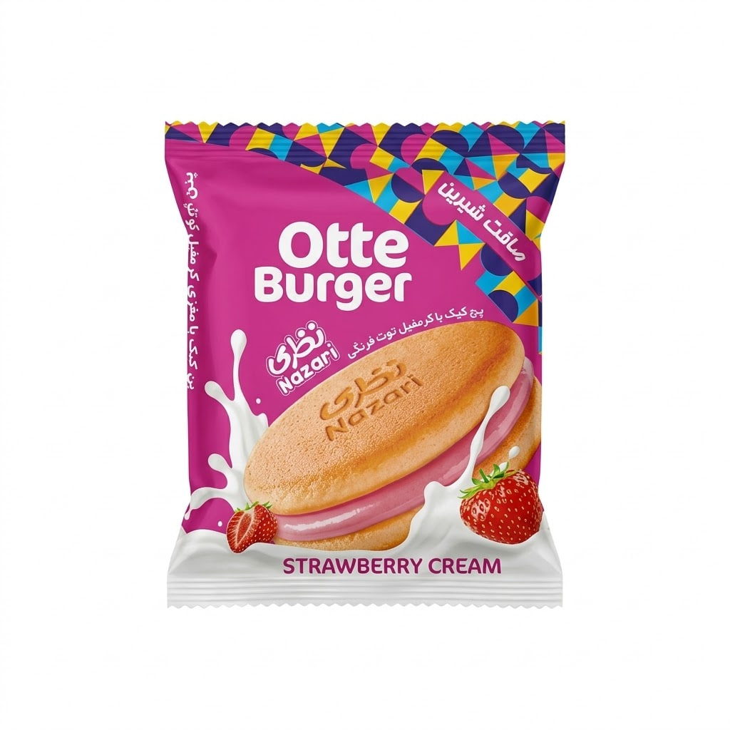 Nazari Otte Burger Strawberry Cream Cake