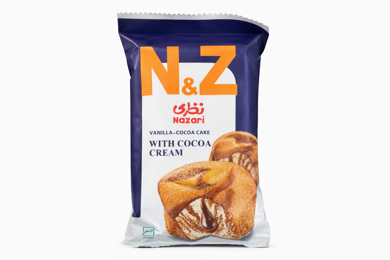 Nazari N&Z Vanilla-Cocoa Cake with Cocoa Cream