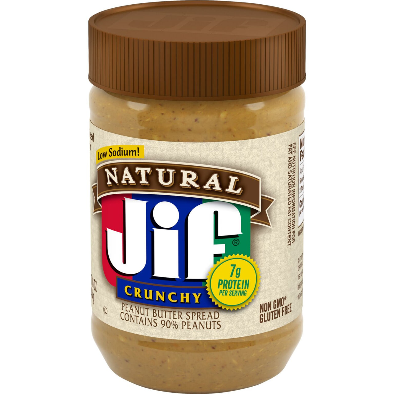 Jif Natural Crunchy Peanut Butter 425g