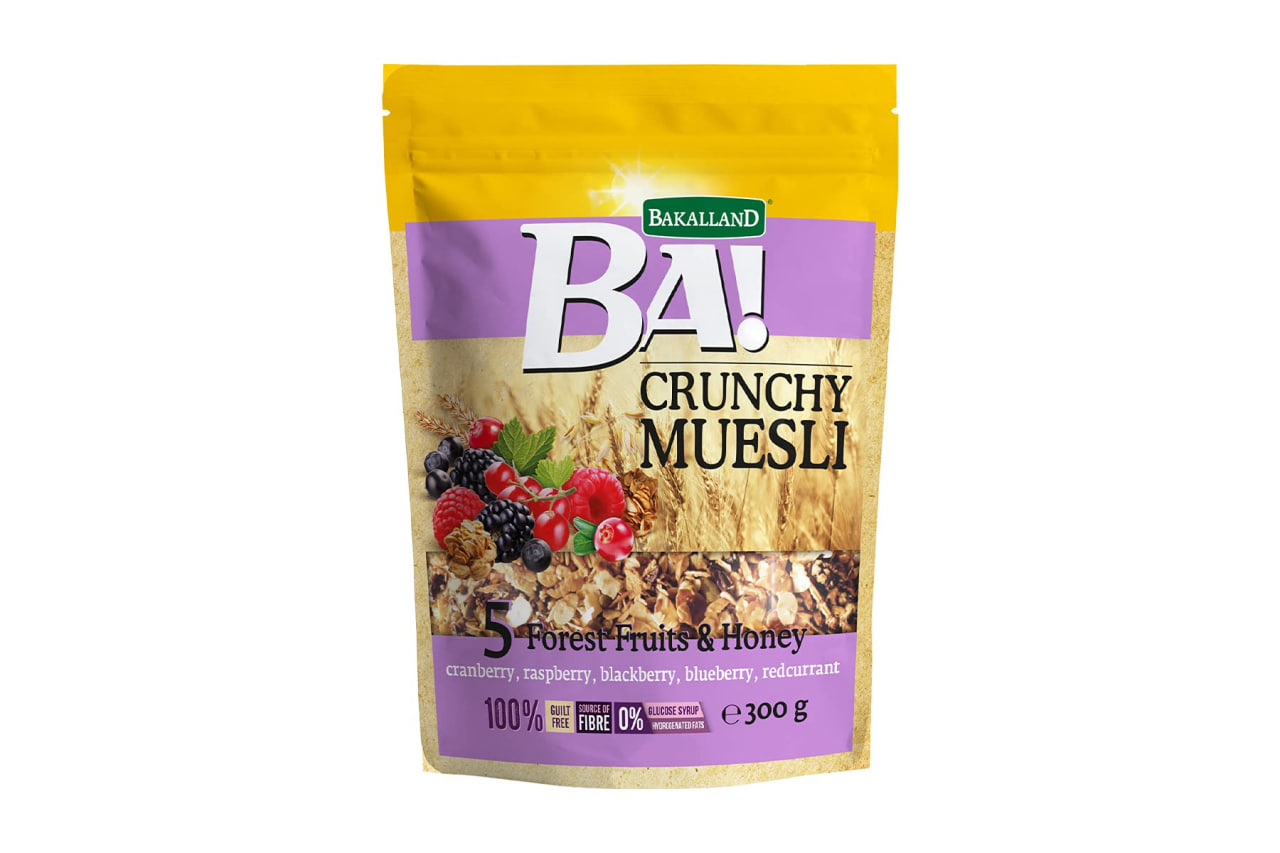 Bakalland BA! Crunchy Muesli Forest Fruits & Honey 300g
