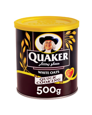 Quaker Quick Cooking White Oats 500g