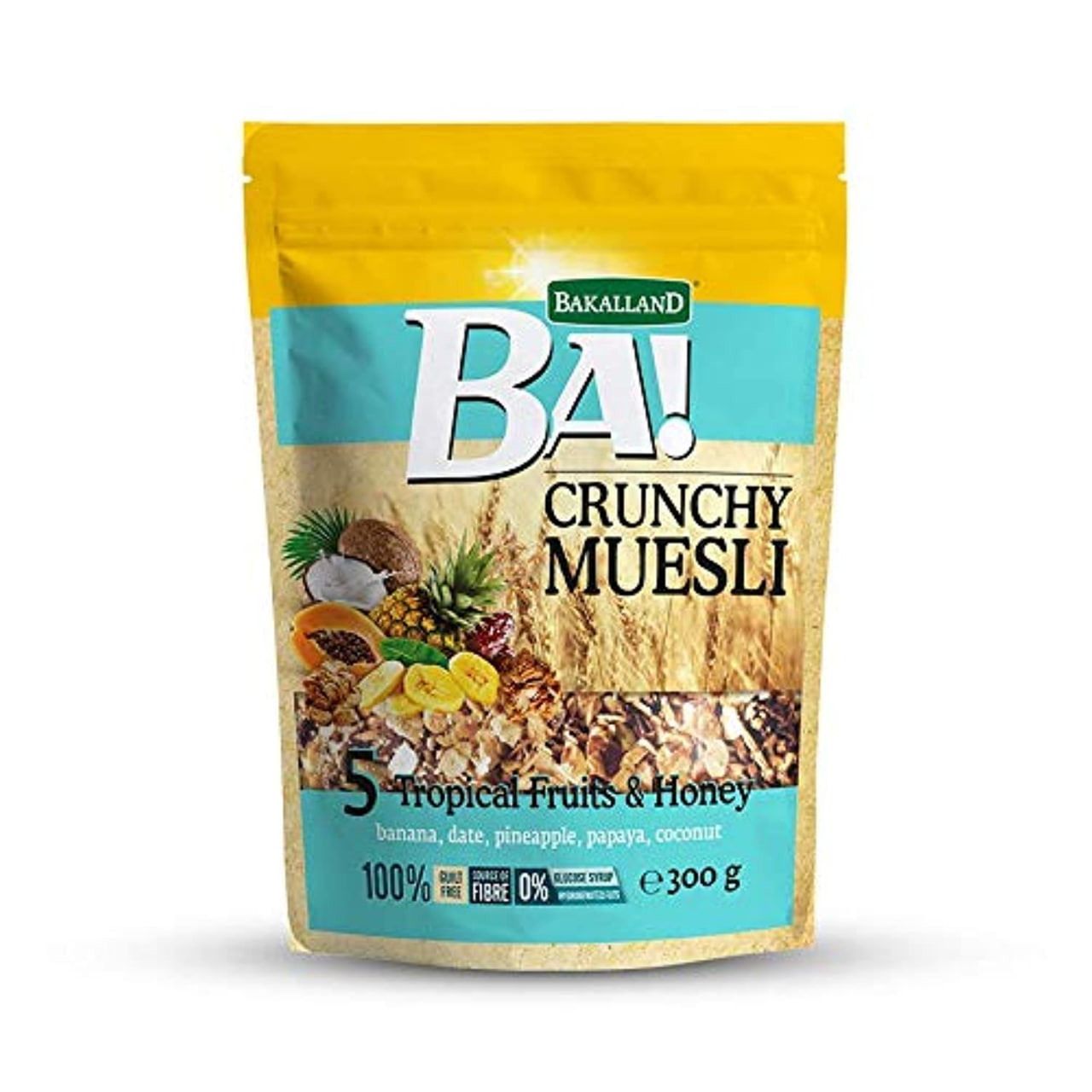 Bakalland BA! Crunchy Muesli Tropical Fruits & Honey 300g