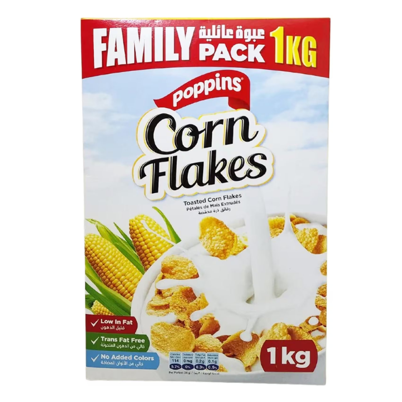 Poppins Corn Flakes Family Pack 1kg