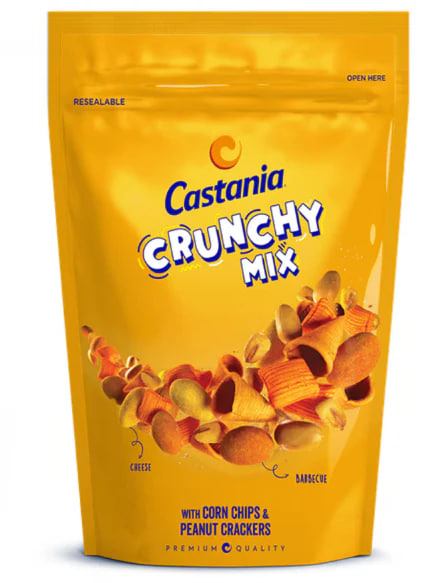 Castania Crunchy Mix with Corn Chips & Peanut