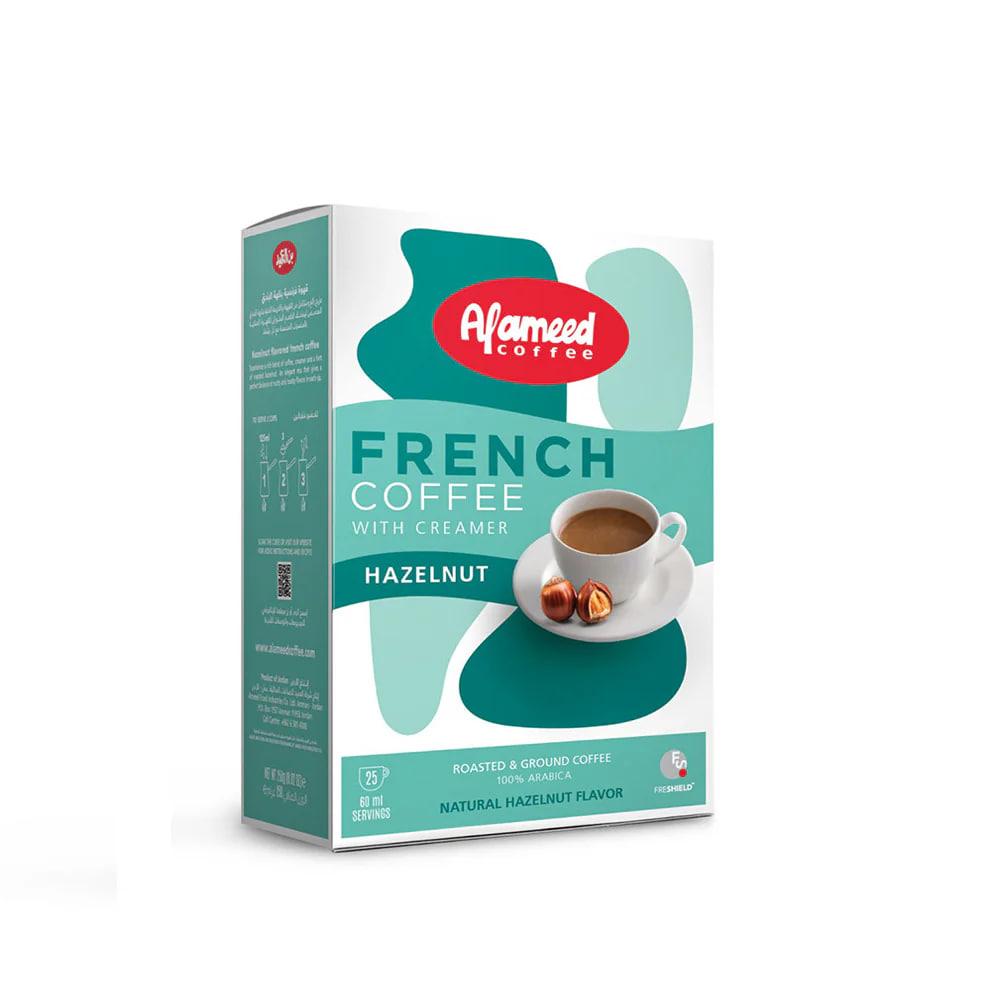Alameed French Coffee Hazelnut with Creamer 225g