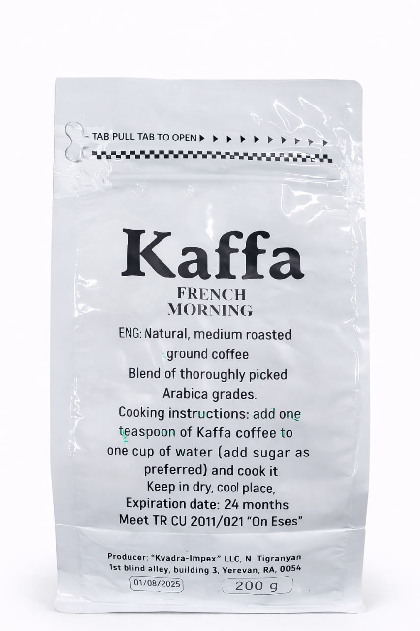 Kaffa French Morning Ground Coffee 200g
