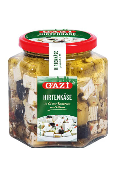 Gazi Salad Cheese in Oil with Herbs and Olives 300g