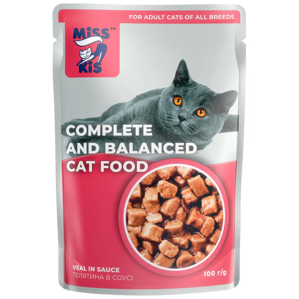 Miss Kis Cat Food Veal in Sauce