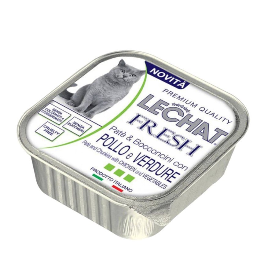 LeChat Fresh Paté and Chunkies with Chicken and Vegetables