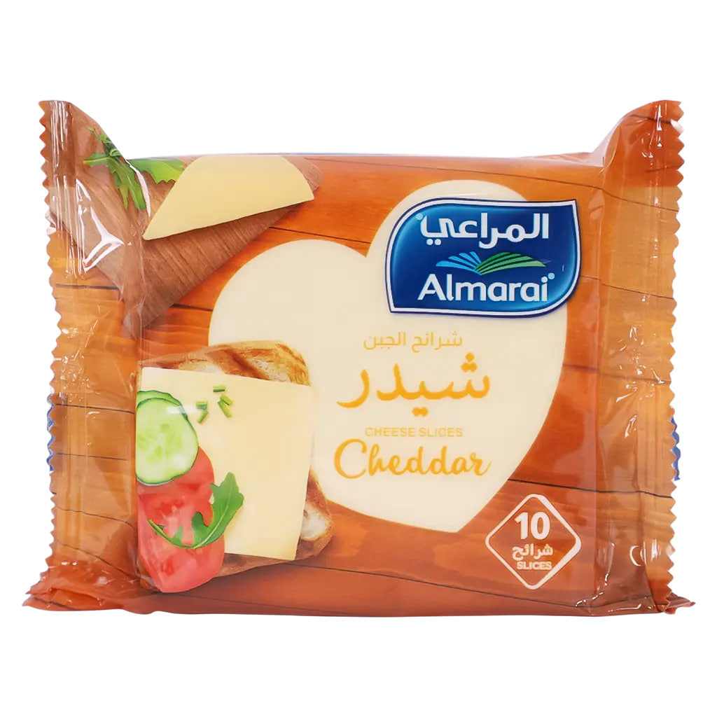 Almarai Cheddar Cheese Slices 10 Pieces