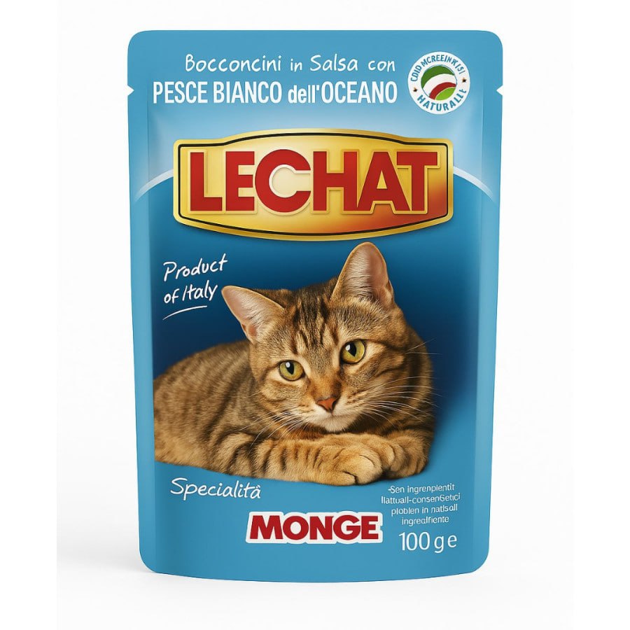 LeChat Chunkies in Sauce with Atlantic Ocean Fish