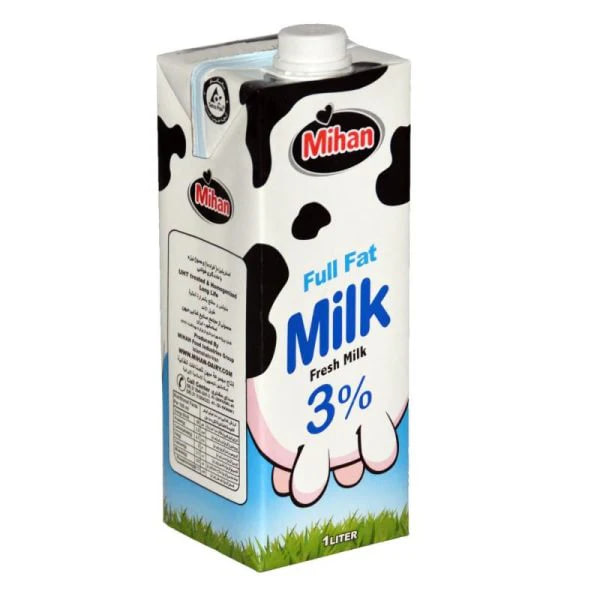 Mihan Full Fat Fresh Milk 1L