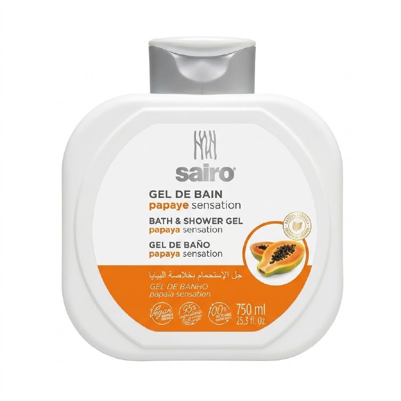 Sairo Papaya Sensation Bath & Shower Gel 750ml