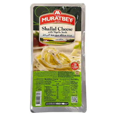 Muratbey Shallal Cheese with Nigella Seeds 150g
