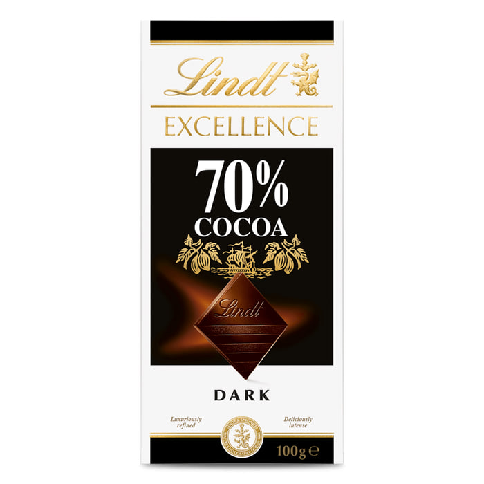 Lindt Excellence Intense Dark 70% Cocoa100g