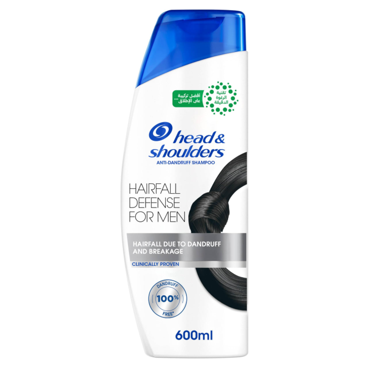 Head & Shoulders Hairfall Defense for Men Anti-Dandruff Shampoo 600ml