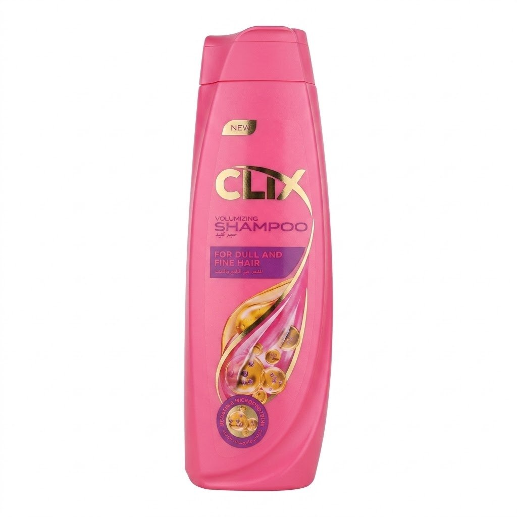 Clix Volumizing Shampoo for Dull and Fine Hair with Keratin & Microproteins 600ml
