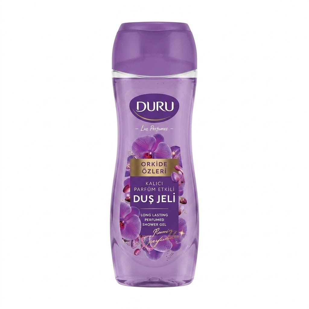 Duru Lux Perfumes Long Lasting Perfumed Shower Gel with Orchid Extracts 450ml