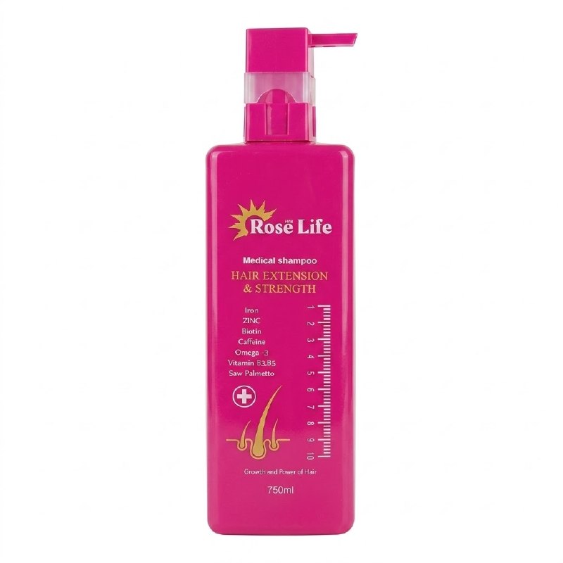 Rose Life Hair Extension & Strength Medical Shampoo 750ml