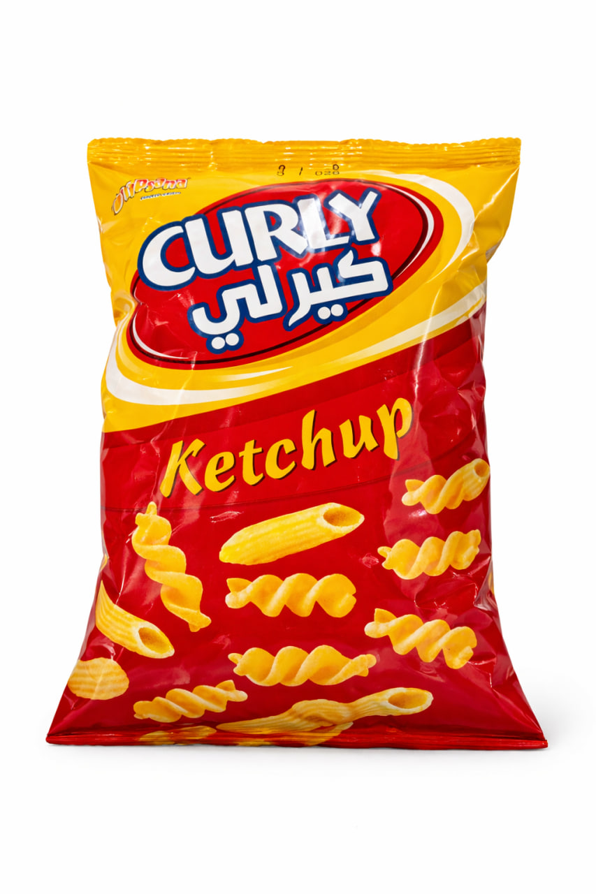 Curly Ketchup Chips family